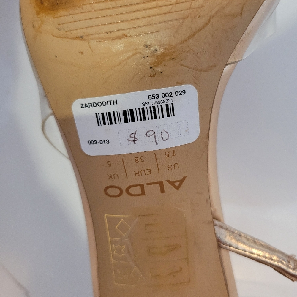 ALDO Twist Strap Sling Back Shoe Sz. 7.5 - Picture 12 of 14